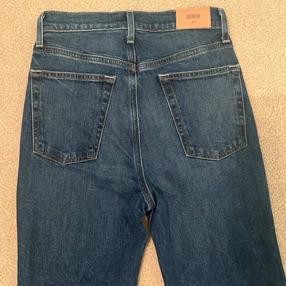 NWOT Edwin Marli Wide leg Jean, High Rise